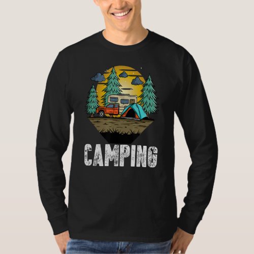 Camping Dress For Men Women  Outdoor Summer Vacati T_Shirt