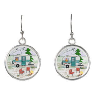 Camping Earrings