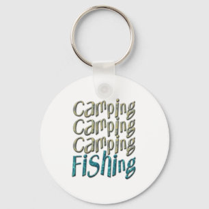 Camping Fishing Keychain