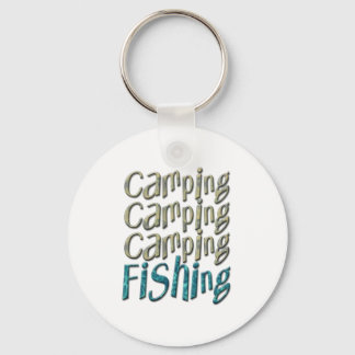 Camping Fishing Keychain