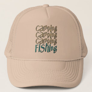 Camping Fishing Trucker Hat
