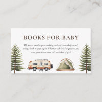 Camping Forest Watercolor Baby Shower