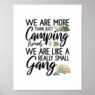 Camping Friends Like A Small Gang Wall Decor