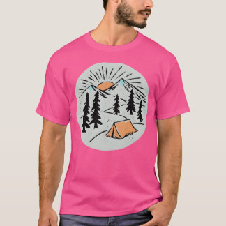 Camping funny retro family T-Shirt