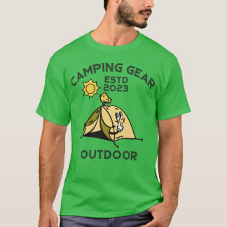 Camping Gear Outr EST 2023 vintage T-Shirt