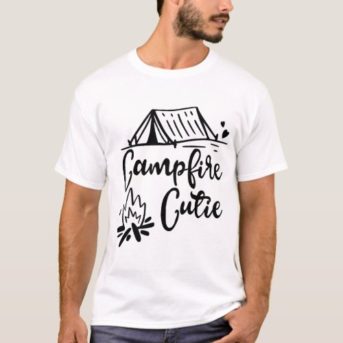 camping gifts for camping loversCampfire Cutie T_Shirt