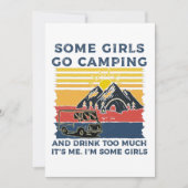 Camping Girl Funny Gifts (Front)