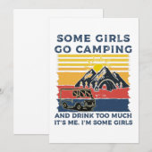 Camping Girl Funny Gifts (Front/Back)