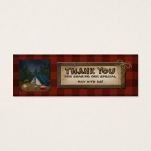 Camping, Glamping, Nature Wedding Favor Tag 2