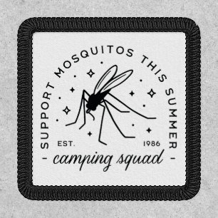 Camping group mosquito funny summer camp trip patch