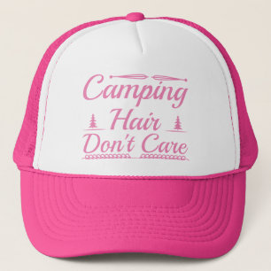 CAMPING HAIR DONT CARE 'Hat' Trucker Hat