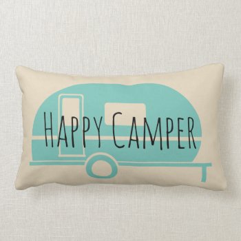 Camping "happy Camper" Accent Pillow by SlackerTease at Zazzle