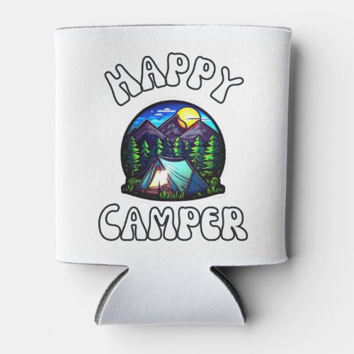 Camping Happy Campers Road Trip Family Vacation Can Cooler
