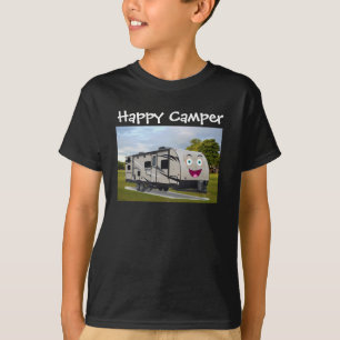 Camping Happy Retirement in ithe RV by Funnycoomb T-Shirt