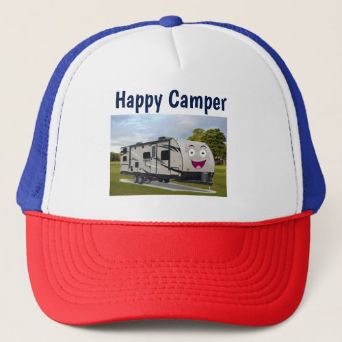 Camping  Happy Retirement in ithe RV by Funnycoomb Trucker Hat