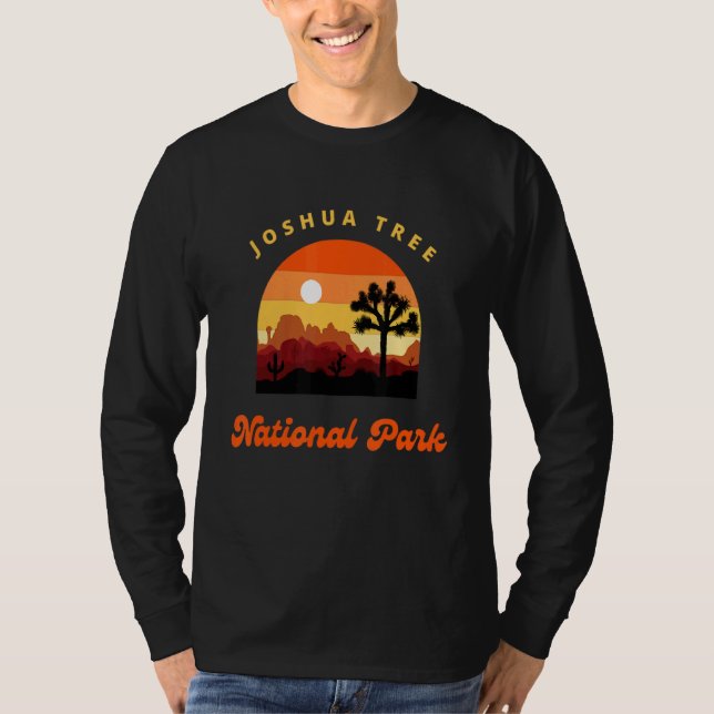 Camping Hike Explore Joshua Tree National Park T-Shirt (Front)
