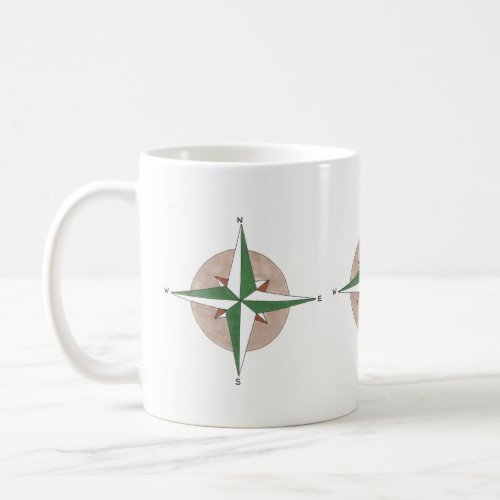 Camping Hiking Climbing Compass Outdoor Enthusiast Coffee Mug