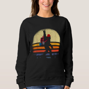 Camping Hiking Mountain Camper Camp Adventure Expl Sweatshirt
