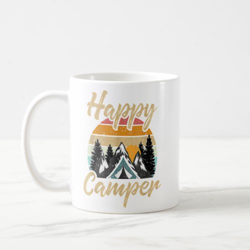 Camping Hiking  Present Happy Camper  Coffee Mug