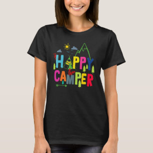 Camping Hiking Present Happy Camper T-Shirt