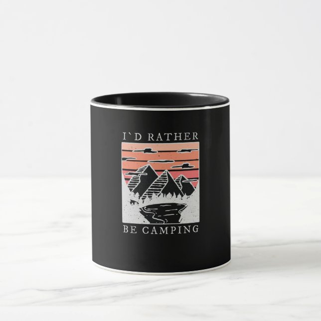Camping - I Would Rather Be Camping Mug (Center)