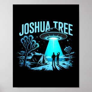 Camping In Joshua Tree Poster