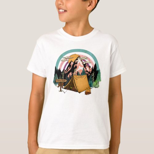 Camping Is In _ Tents Funny Retro T_Shirt