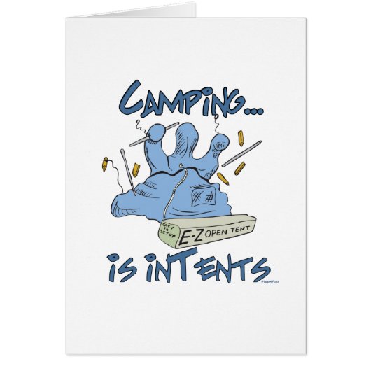 Camping is Intents Cards (Front)
