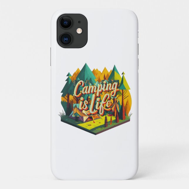 Camping is Life Case-Mate iPhone Case (Back)