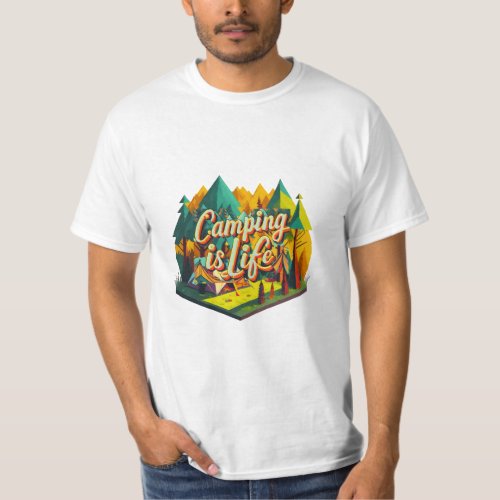 Camping is Life T_Shirt