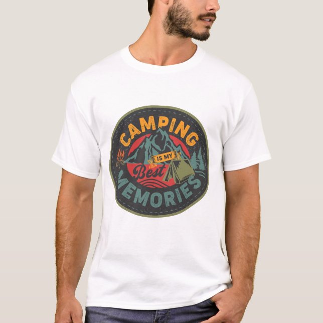 Camping Is My Best Memories T-Shirt (Front)