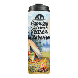 Camping is My Favorite Season Thermal Tumbler