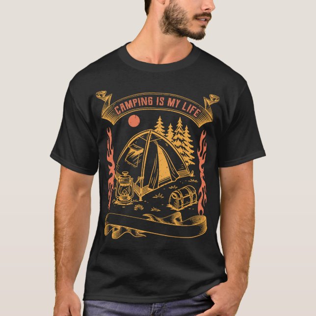 Camping Is My Life T-Shirt (Front)