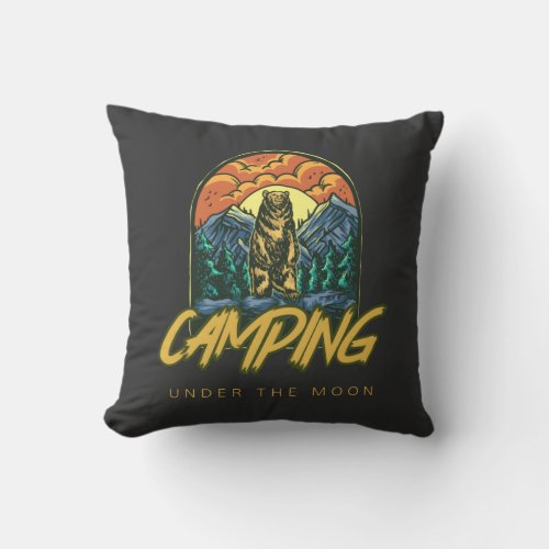 Camping Is My Love Language  Throw Pillow