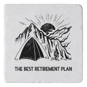 Camping Is My Retirement Plan Retired Camper Trivet