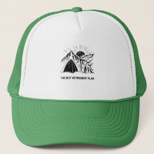 Camping Is My Retirement Plan Retired Camper Trucker Hat