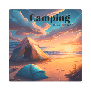 Camping is my Therapy   Digital Art