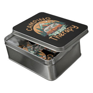 Camping Is My Therapy Summer Vacation Family Jigsaw Puzzle