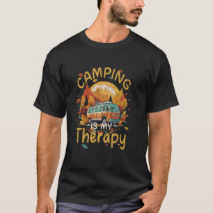 Camping Is My Therapy Summer Vacation Family Match T-Shirt