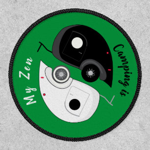 Camping is My Zen Ying Yang Teardrop Trailer Patch