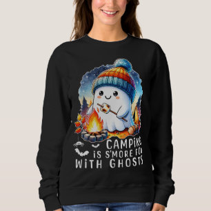 Camping is Smore Fun With Ghosts Halloween Sweatshirt