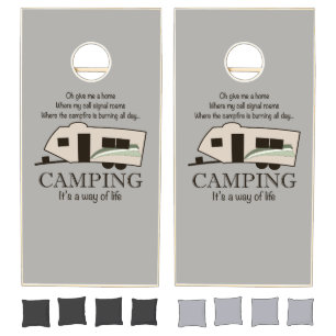 Camping: It's A Way of Life Cornhole Set