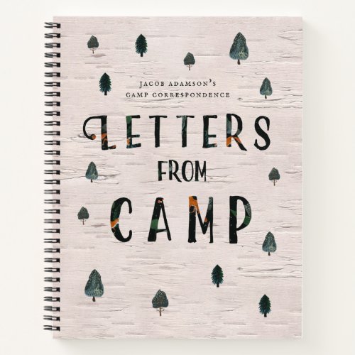 Camping Journal  Letters From Camp Journal