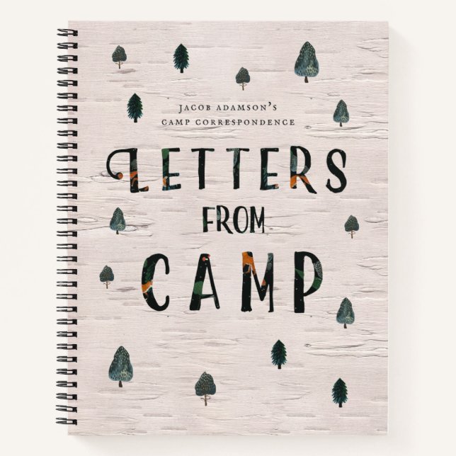 Camping Journal | Letters From Camp Journal (Front)