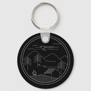 camping, keychain