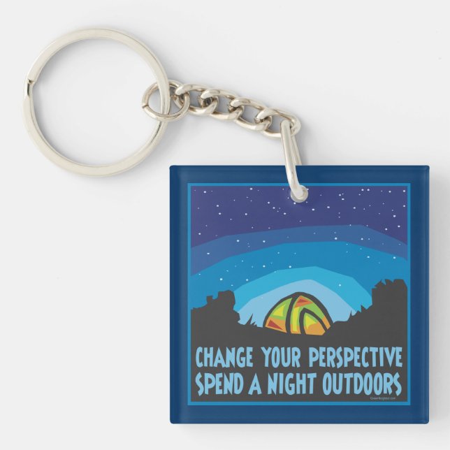 Camping Keychain (Front)