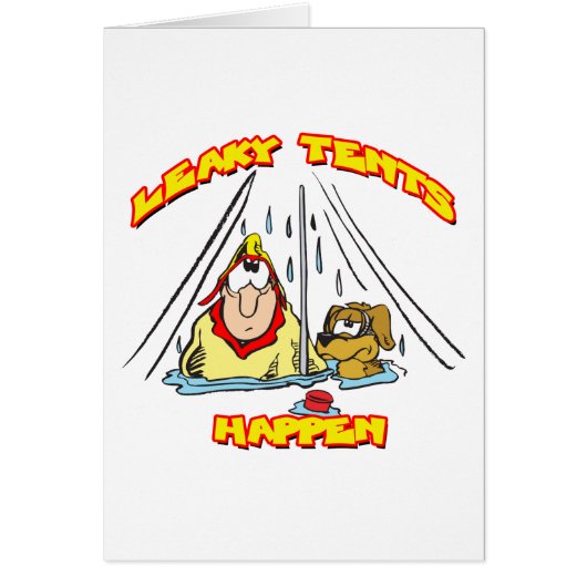 Camping-LeakyTents Cards (Front)
