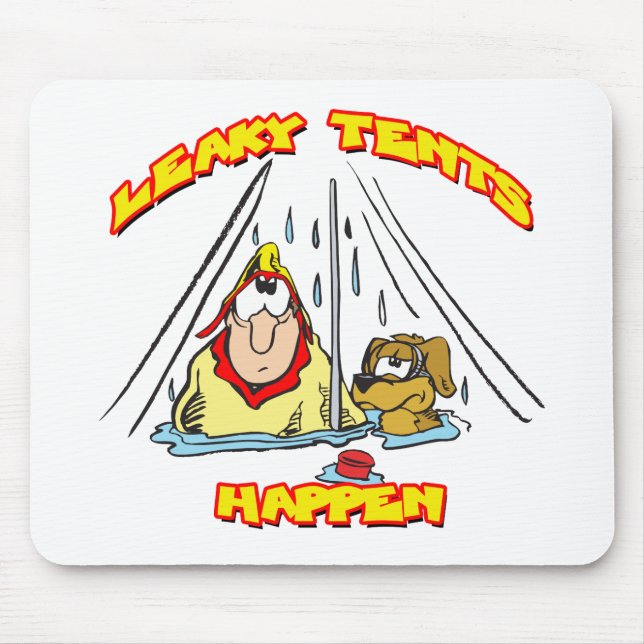 Camping-LeakyTents Mouse Pad (Front)