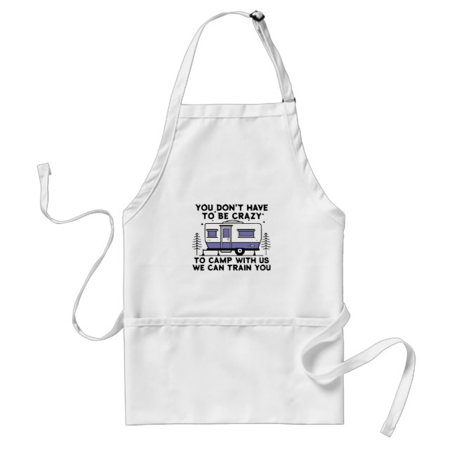 Camping Legend Since Forever Adult Apron (Front)
