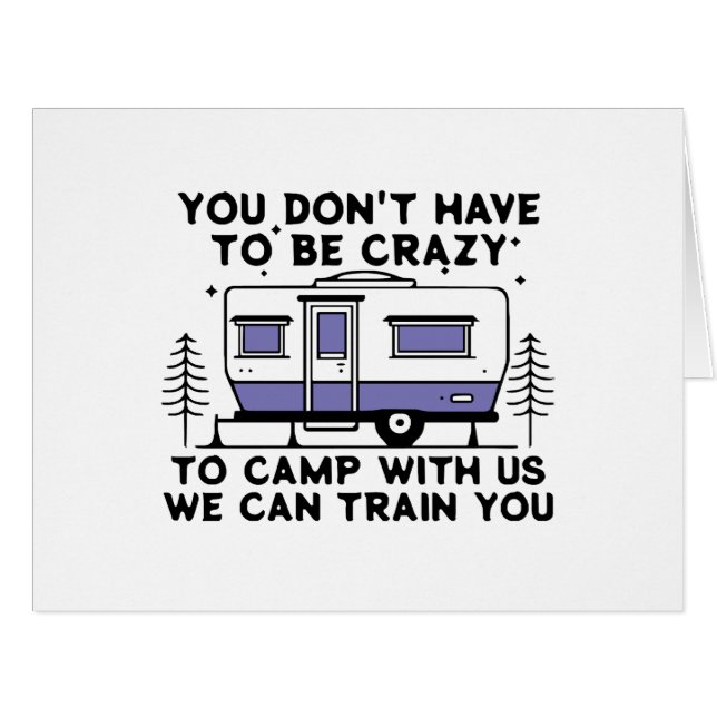 Camping Legend Since Forever Cards (Front Horizontal)